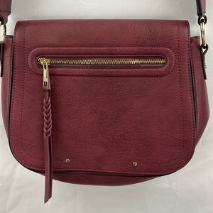 Gap maroon color crossbody purse